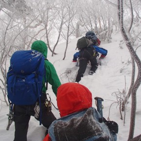 霞沢岳西尾根 2015/12/26-27 霞沢岳西尾根 2015/12/26-27