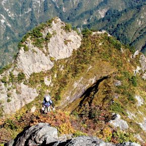 御神楽岳 ラクダの窓沢~山伏尾根 2016/10/15-16 御神楽岳 ラクダの窓沢~山伏尾根 2016/10/15-16