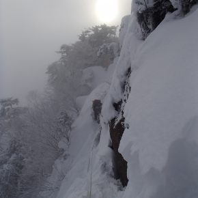 鳥甲山 白嵓尾根 2018/2/10-11 鳥甲山 白嵓尾根 2018/2/10-11