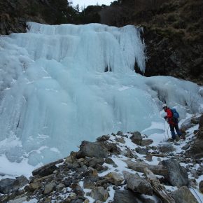 甲斐駒ケ岳 戸台川 奥駒津沢、舞姫ノ滝 2019/1/19-20 甲斐駒ケ岳 戸台川 奥駒津沢、舞姫ノ滝 2019/1/19-20