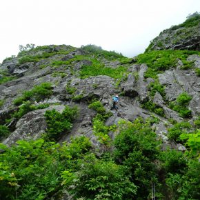 黒伏山南壁三十路ルート 2019/7/13 黒伏山南壁三十路ルート 2019/7/13