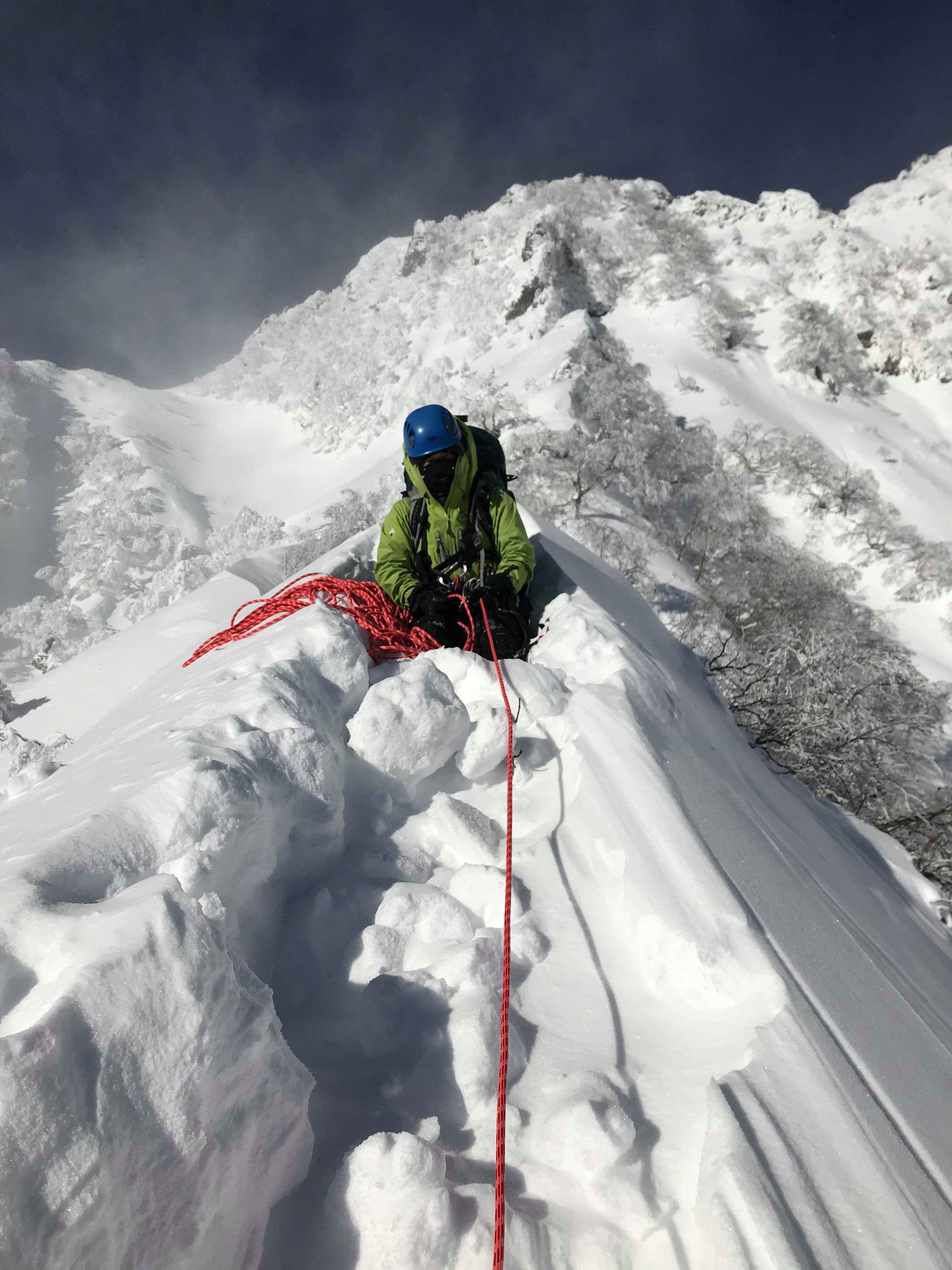 八ヶ岳 赤岳東稜 18 1 13 14 ぶなの会
